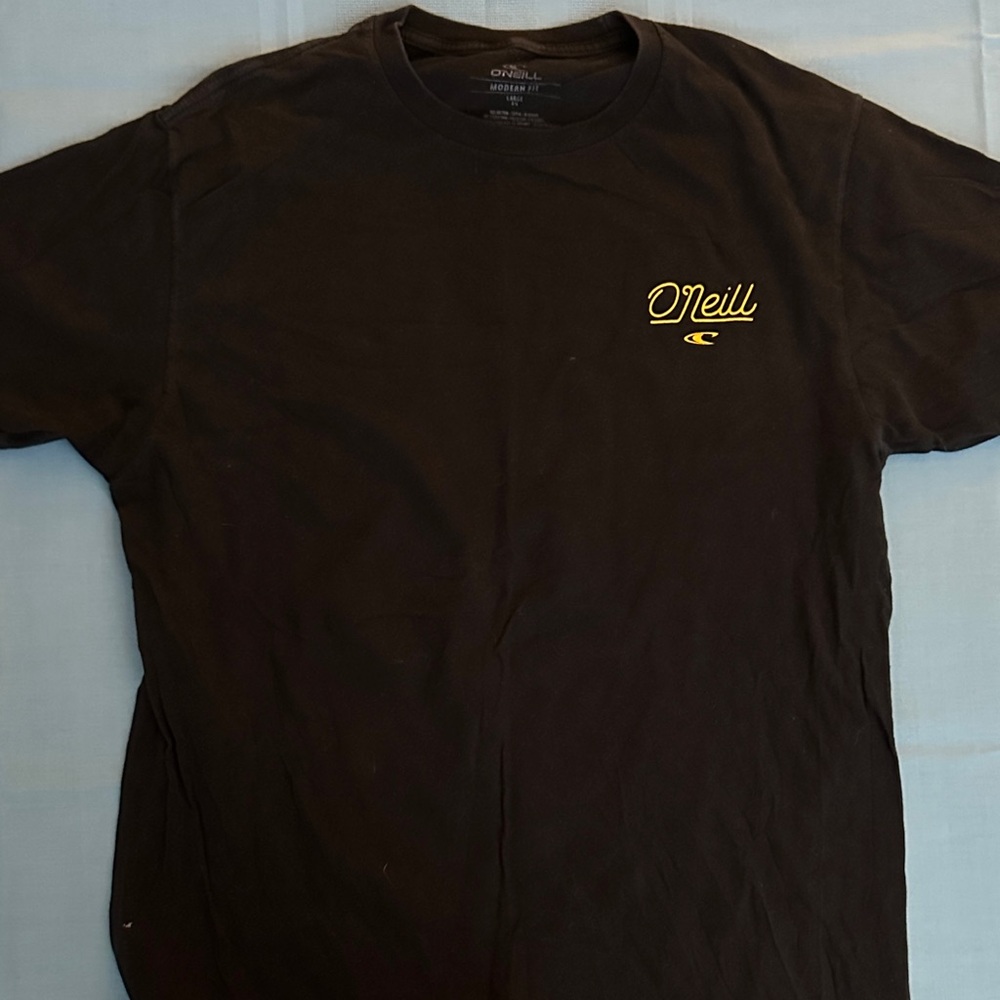O'Neill Black Short Sleeve Tee Classic Crew Neck